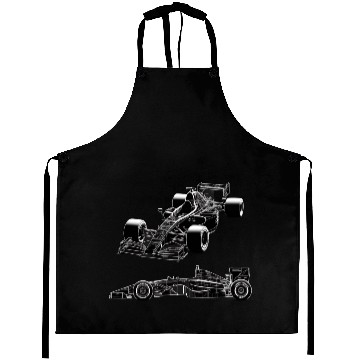 Discover Formula Racing Car Silhouette Mechanical Aprons