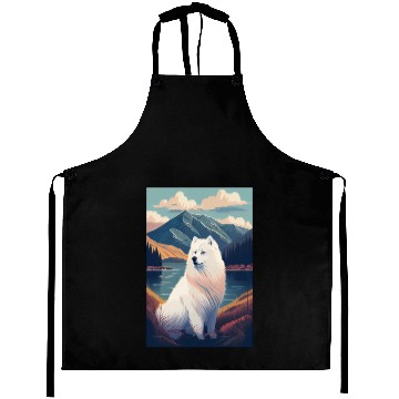 Discover Samoyed Nature Aprons