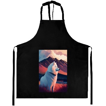 Discover Samoyed Nature Aprons