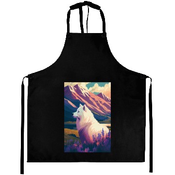 Discover Samoyed Nature Aprons