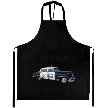 Discover Old car city of Seligman in Arizonna, US Route 66 Aprons
