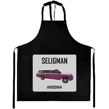 Discover Old car city of Seligman in Arizonna, US Route 66 Aprons