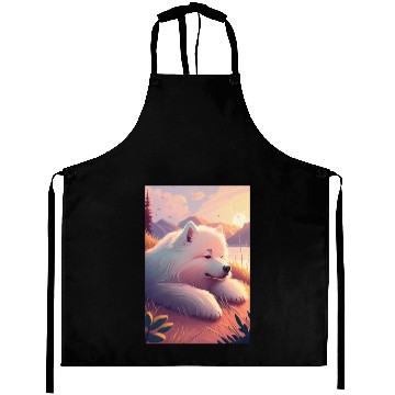 Discover Samoyed Nature Aprons
