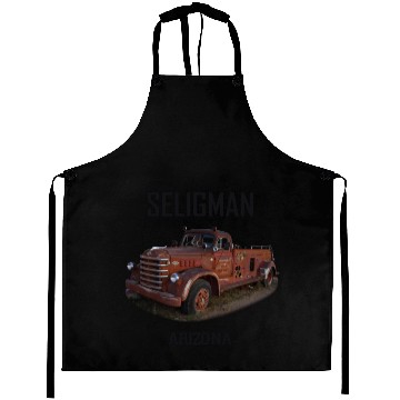 Discover Old car city of Seligman in Arizonna, US Route 66 Aprons