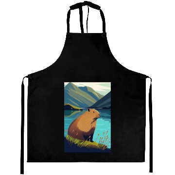 Discover Capybara Nature Capibara Aprons