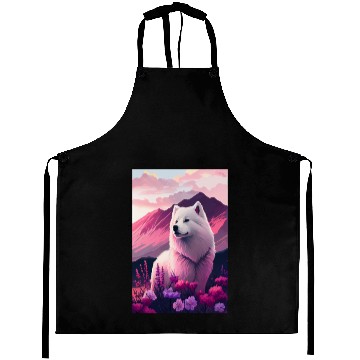 Discover Samoyed Nature Aprons