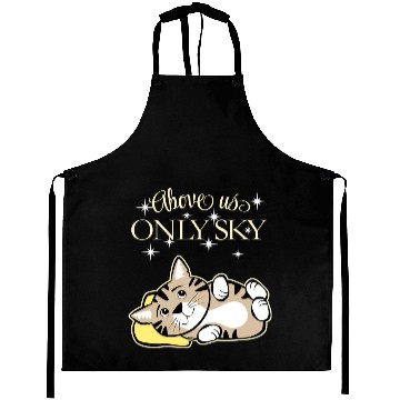 Discover Above Only Sky Cat Night Aprons