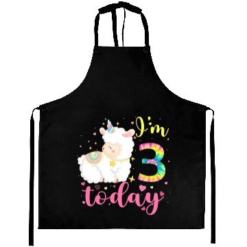 Discover 3 Year Old Llama Birthday Party 3rd Animal Aprons