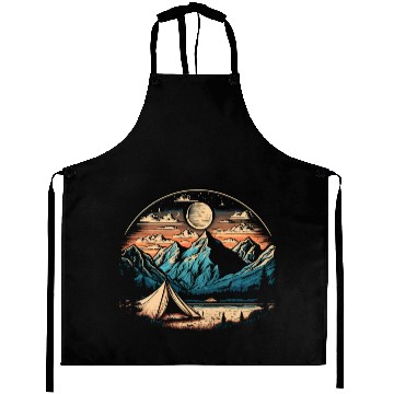 Discover Night Camping Aprons