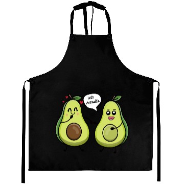 Discover Lets avocuddle avocado valentine pun Aprons