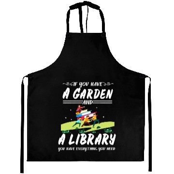 Discover Cute Library Librarian Gardening Aprons Book