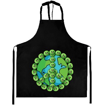 Discover Funny peas on earth Aprons