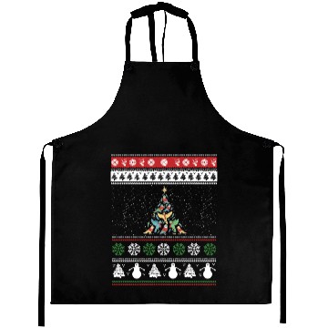 Discover Bird Christmas Tree Bird Lover Aprons