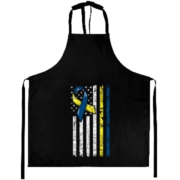 Discover Down Syndrome Usa Grunge Aprons