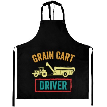 Discover Grain Cart Driver Funny Farmer Aprons