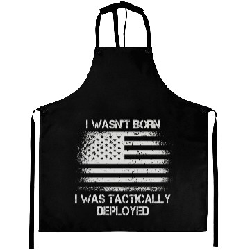 Discover Patriotic Army Veteran Us Soldier Saying Aprons
