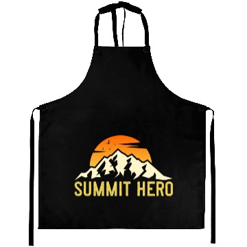 Discover Summit Hero Climbers Mountaineering Mountain Guide Aprons