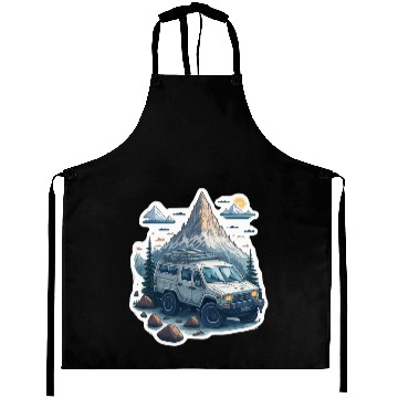 Discover Travel adventure veichle Aprons
