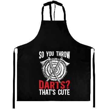 Discover Axe Throwing So You Throw Darts Bullseye Chopping Aprons