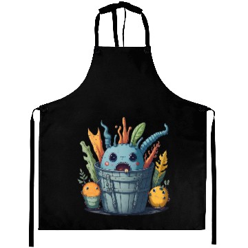 Discover Monsters in a bucket Aprons