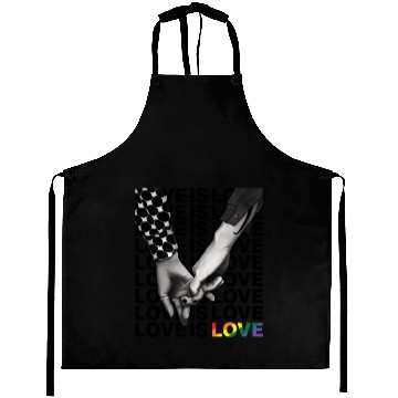 Discover LOVE IS LOVE Aprons