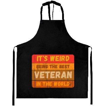 Discover Its Weird Being The Best VETERAN In The World Aprons