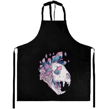 Discover Crystal Cat Skull Aprons