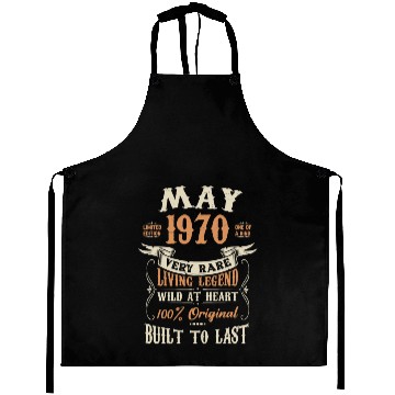 Discover May 1970 Birthday Surprise Aprons