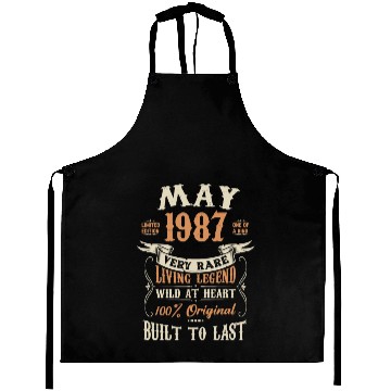 Discover May 1987 Birthday Surprise Aprons