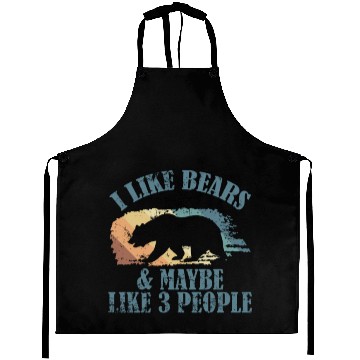 Discover I Like Bears and Maybe 3 People Forest Animal Aprons