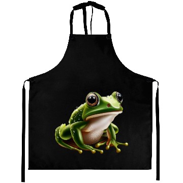 Discover Rain frog water drop frog Aprons