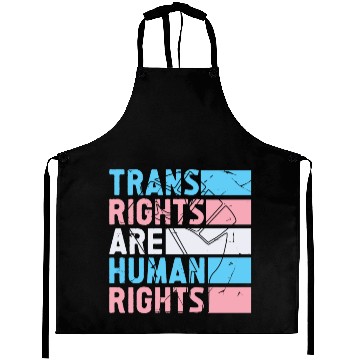 Discover Trans Rights Are Human Rights Support LGBT Pride Aprons