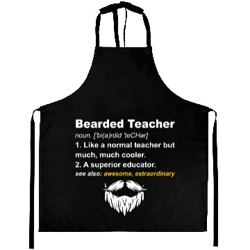 Discover Bearded Teacher Definition Aprons