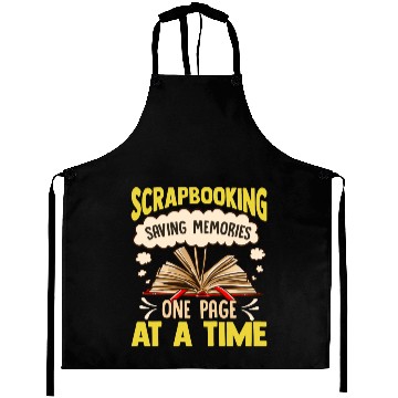 Discover Scrapbooking saving Memories One Page At A Time Aprons