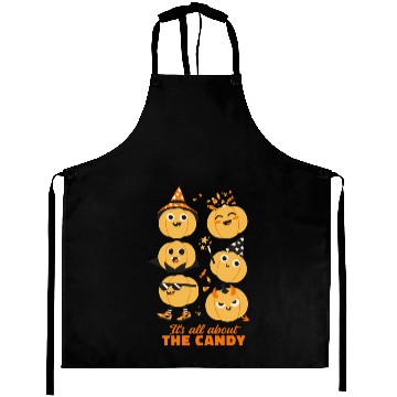 Discover Halloween Pumpkin Cute Kids Candy Aprons