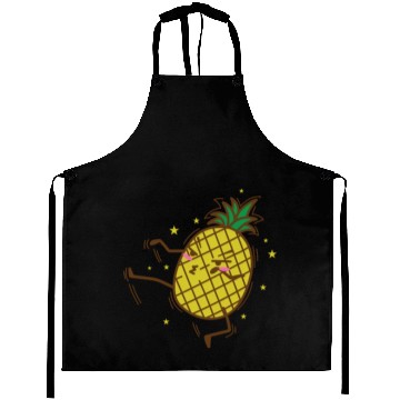 Discover Karate Pineapple Tropical Sweet Fruit Aprons
