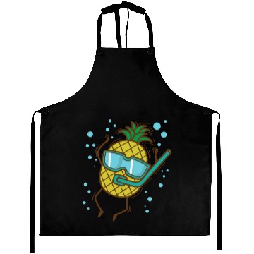 Discover Pineapple dives Tropical sweet Fruit Aprons