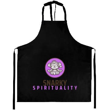 Discover Snarky Logo Aprons