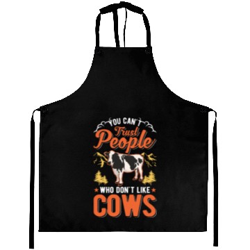 Discover Cow Gift Farmer Cattle Breeder Cows Aprons