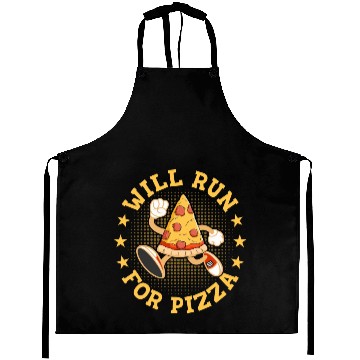 Discover Will Run For Pizza Marathon Trail Running Aprons