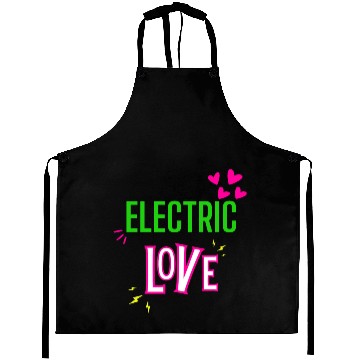 Discover Electric Love in Neon Colors: Romance and Fun! Aprons