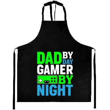 Discover Dad By Day Gamer By Night Aprons