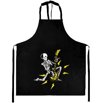 Discover Skeleton with guitar Aprons