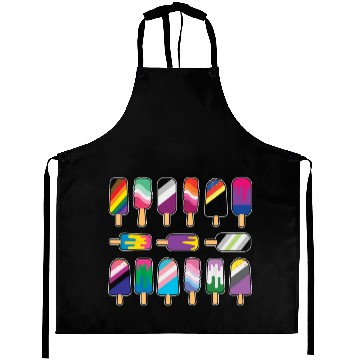 Discover Ice Cream Gay LGBTQ Rainbow LGBT Pride Month Aprons