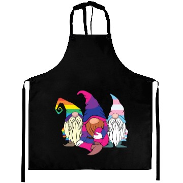 Discover Gnomes Elf LGBTQ Rainbow LGBT Pride Month Aprons