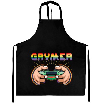 Discover Gamer LGBTQ Rainbow LGBT Pride Month Aprons