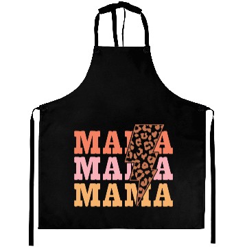 Discover MAMA Tiger Print Typography Aprons