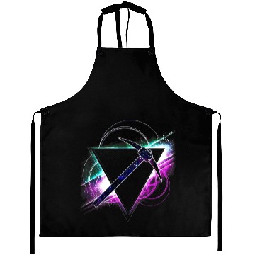 Discover Aesthetic Galaxy Pick Axe Miner Aprons