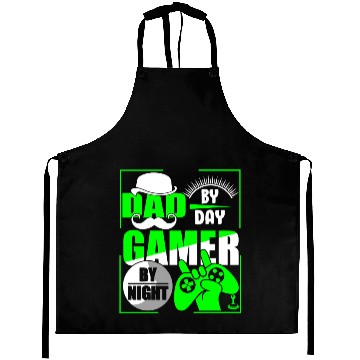Discover Dad By Day Gamer By Night Aprons