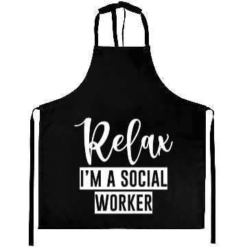Discover Relax I'm A Social Worker 4 Aprons